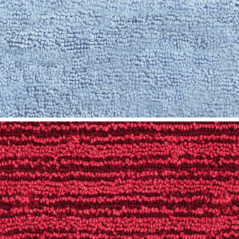 Моп двусторонний TTS Tri Wet 1-Safe (46х19.5см, полиэстер, синий/красный)