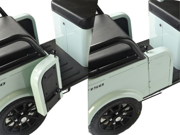 Трицикл электрический Wanshida LC-F150 (60V, 1000W, красный)