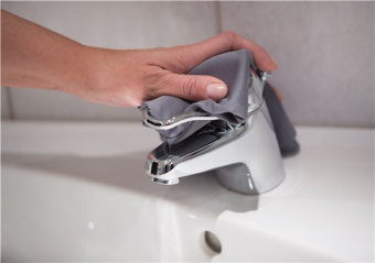 Салфетка для полировки Vikan (40х40см, серый)