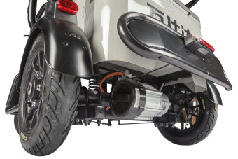 Трицикл электрический Wanshida LC300 60V 1000Вт (серый)