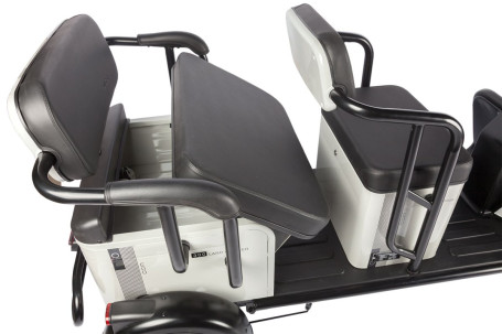 Трицикл электрический Wanshida LC300 60V 1000Вт (серый)