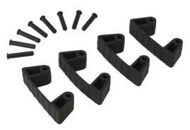 Зажим Vikan (черный, 4шт)