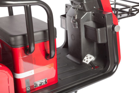 Трицикл электрический Wanshida LC-F200 (60V, 1000W, серый) (0000320-3082)