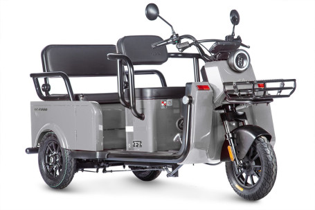 Трицикл электрический Wanshida LC-F200 (60V, 1000W, серый) (0000320-3082)