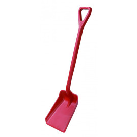 Лопата Haug Bursten (355x255x1050мм, литая, красный)