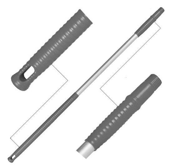 Рукоятка Schavon (24х800 мм, серый)