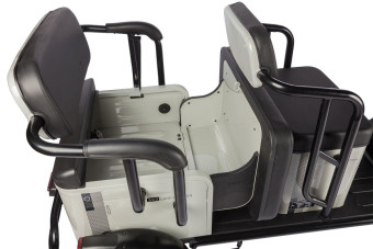 Трицикл электрический Wanshida LC300 60V 1000Вт (зеленый)