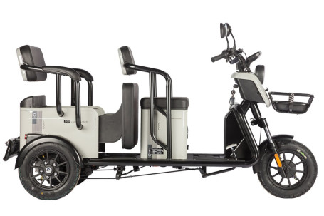 Трицикл электрический Wanshida LC300 60V 1000Вт (зеленый)