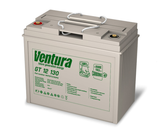 Тяговый аккумулятор Ventura GT 12 130 (12В, 132Ач, AGM)