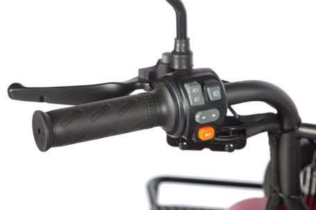 Трицикл электрический Wanshida LC-F200 (60V, 1000W, красный) (0000320-3083)