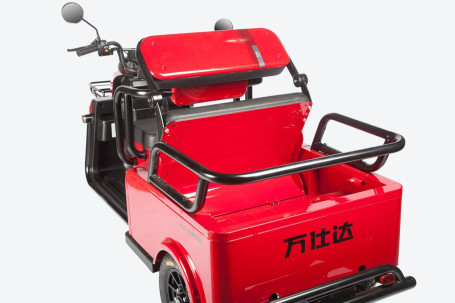 Трицикл электрический Wanshida LC-F200 (60V, 1000W, красный) (0000320-3083)