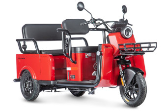 Трицикл электрический Wanshida LC-F200 (60V, 1000W, красный)