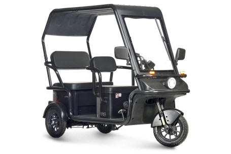 Трицикл электрический Wanshida NIPLA 570 60V 1000Вт (черный)