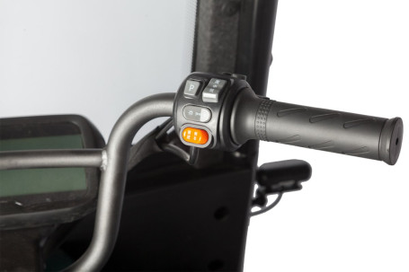 Трицикл электрический Wanshida NIPLA 500 (60V, 1000W, черно-зеленый) (0000296-3084)