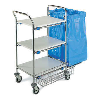 ТележкаTTS TECNO 140 (хром, 3 полки)