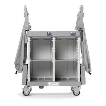 Тележка для отелей TTS MAGIC HOTEL 850B (4 полки, серый)