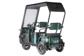 Трицикл электрический Wanshida NIPLA 500 (60V, 1000W, черно-серый)