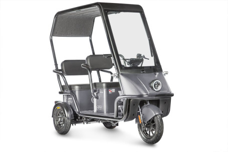 Трицикл электрический Wanshida NIPLA 500 (60V, 1000W, черно-серый) (0000296-3085)