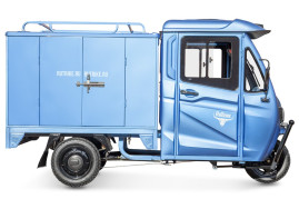 Трицикл электрический Rutrike КАРГО Кабина Дуал обогрев 1500 (черный)