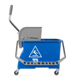 Ведро TTS (20л, разделитель, колеса, отжим Flat wringer)