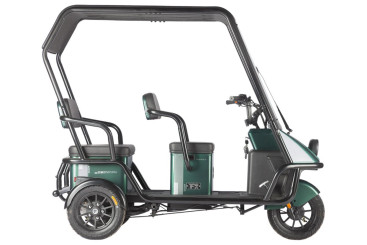 Трицикл электрический Wanshida NIPLA 500 (60V, 1000W, черно-белый)