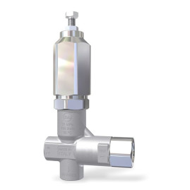 Регулятор давления PA VB160/160 (160бар, 160л/мин, 3/4"г-3/4"г, By-pass 3/4"г, нерж)