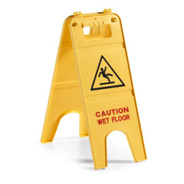 Указатель TTS "Осторожно мокрый пол" (полипроп, 2хсторонний, англ)