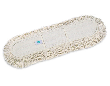 Моп с карманами TTS (60х13см, хлопок, для сухой уборки, белый)