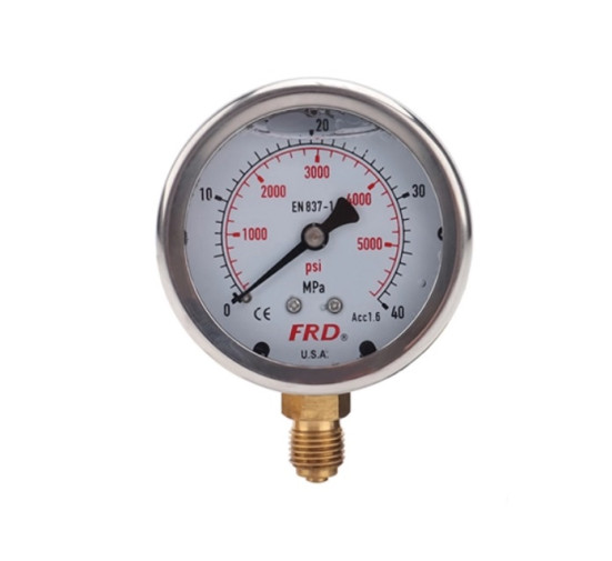 Манометр RC (d63мм, 1/4&quot;ш, 400бар, вход сбоку)