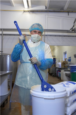 Весло-мешалка Vikan (1200мм, Д 31мм, синий)