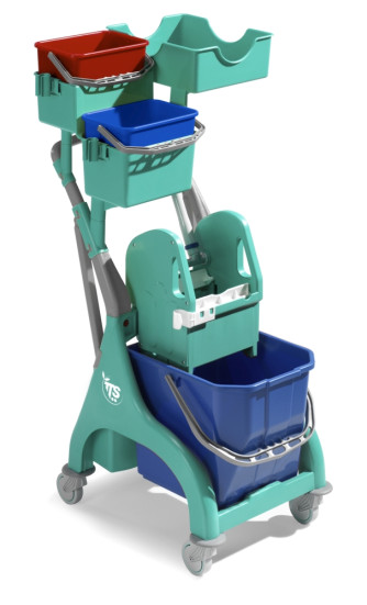 Тележка TTs Nick plus 100 (2х4л, 25л, отжим TEC) (00006539)