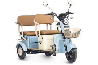 Трицикл электрический Rutrike Gelbert Atlas (48V/60V, 600 Вт, синий)