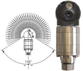 Насадка для мойки емкостей PA A42-R2 (160бар, 40л/мин, гидропривод)