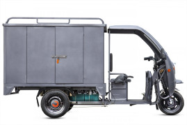 Трицикл электрический Rutrike КАРГО 1800 60V/1000W (черный матовый)