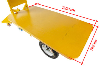 Тележка электрическая RuTrike ПЛИТА 1500 (платформа)