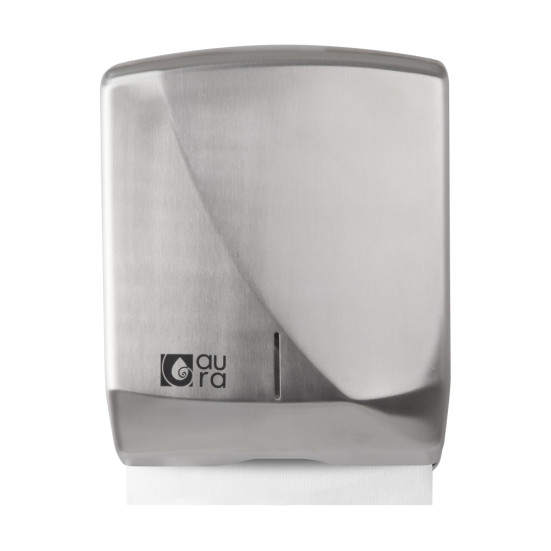 Диспенсер TTS Trail Line (для полотенец сложенных C и Z, нерж. сталь, серый)