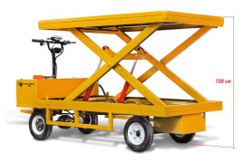 Тележка электрическая RuTrike ПЛИТА ЛИФТЕР 1800 (платформа, гидроподъемник)