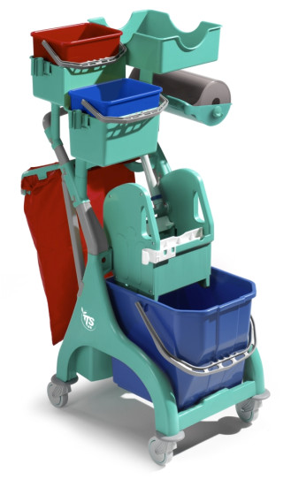 Тележка TTs Nick plus 120 (2х4л, 15л, отжим TEC) (00006555)