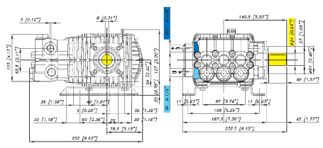 Насос высокого давления Bertolini TML 1520-В (1450 об/мин)