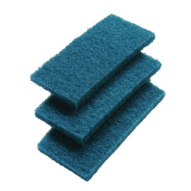 Пад абразивный Haug Bursten (260х120х25мм, жесткий, синий)