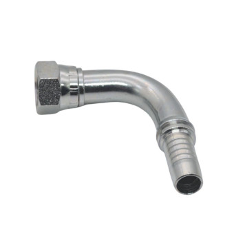 Фитинг высокого давления JIS (DN06, 1/4г, 90гр, оцинк) Robin