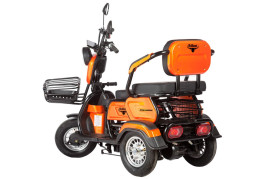 Трицикл электрический Rutrike Бумеранг (оранжевый)