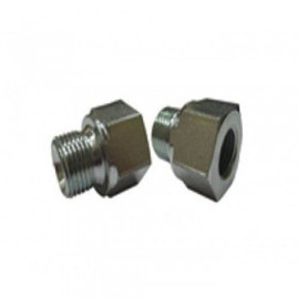 Переходник 1/4"г-3/8"ш (500бар, оцинк, L=22мм) R+M