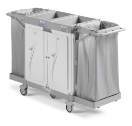 Тележка TTS Magic Hotel 890S (закрытая, двери, 2 держ. мешка 120л)