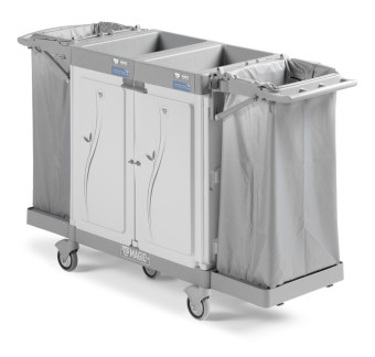 Тележка TTS Magic Hotel 890S (закрытая, двери, 2 держ. мешка 120л)