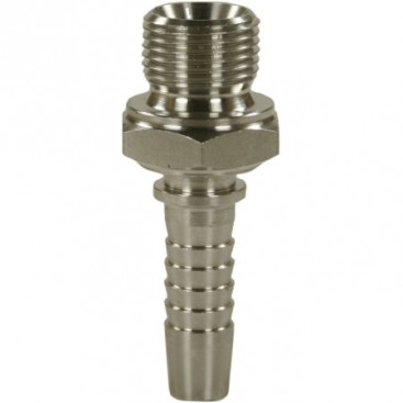 Фитинг высокого давления BSP (DN06, 1/4ш, оцинк) R+M