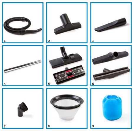 Пылесос ELSEA ARES WET&amp;DRY WI110Y (желтый, нерж)