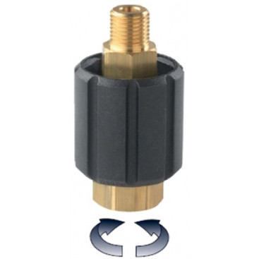 Переходник Mecline (350бар, 1/4ш-г, Viton, с изоляцией)