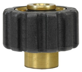 Переходник М22х1.5г-1/4"г (400бар, лат, короткая) R+M