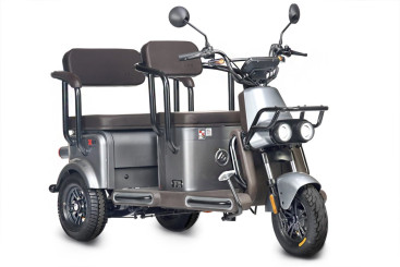 Трицикл электрический Wanshida U1-X (60V, 800W, серый)